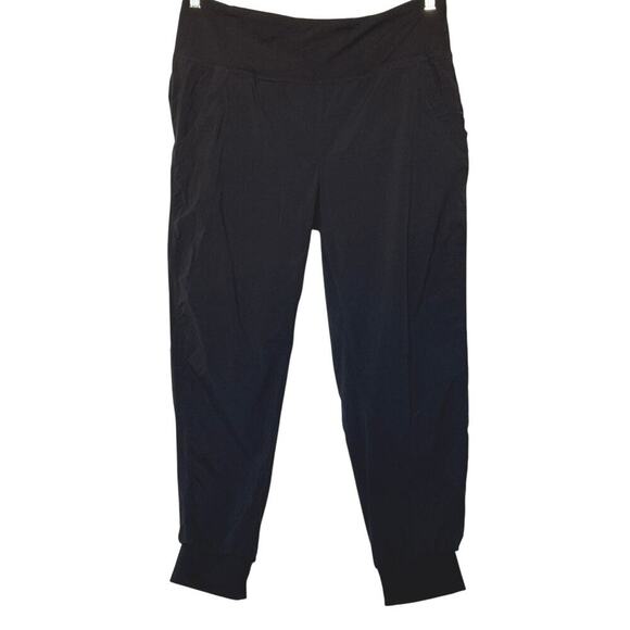 Prana Summit Jogger Pants Womens Solid Black Size XL - Picture 3 of 11